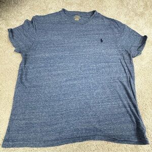 Polo Ralph Lauren Classic Fit Heathered Blue Tee Size L